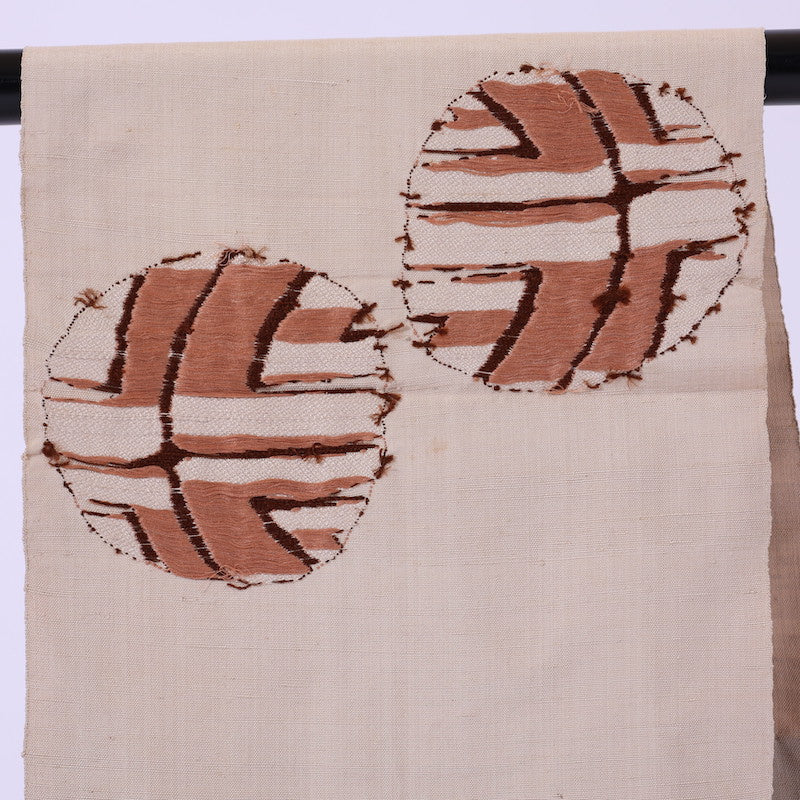 Japanese kimono sash belt (Nagoya-obi) 100% silk / 877