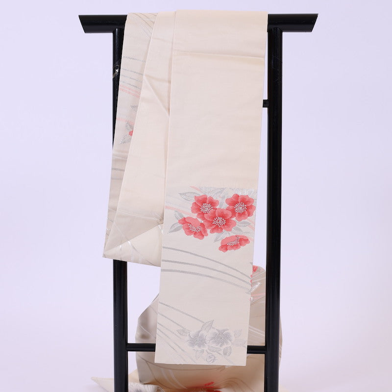 Japanese kimono sash belt (Nagoya-obi) 100% silk / 878