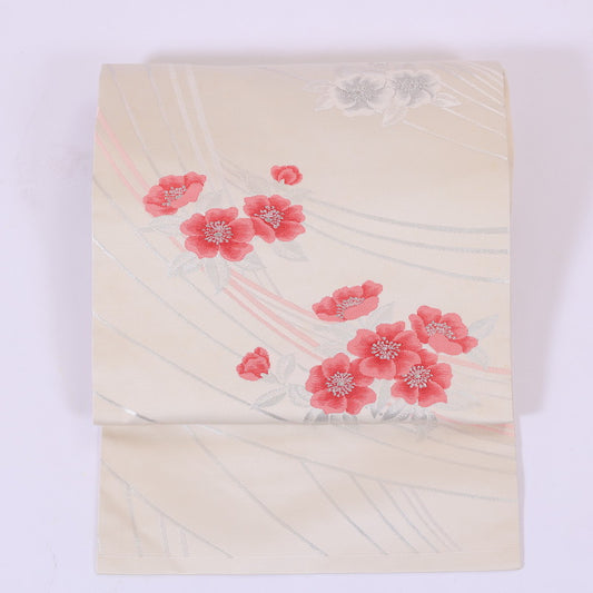 Japanese kimono sash belt (Nagoya-obi) 100% silk / 878