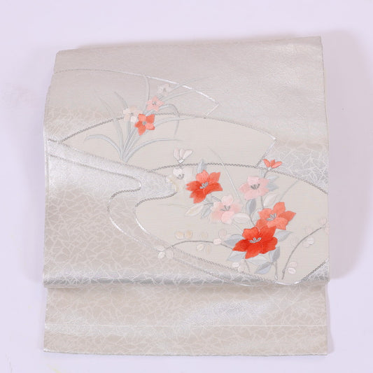 Japanese kimono sash belt (Nagoya-obi) 100% silk / 879