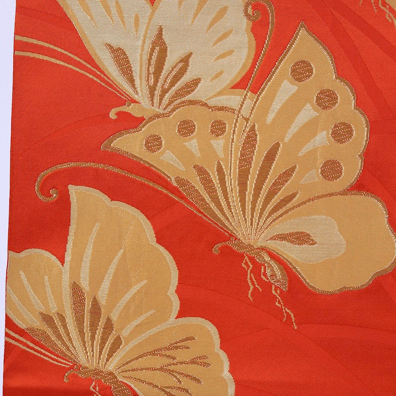 Japanese kimono sash belt (Hukuro-obi) 100% silk / 882