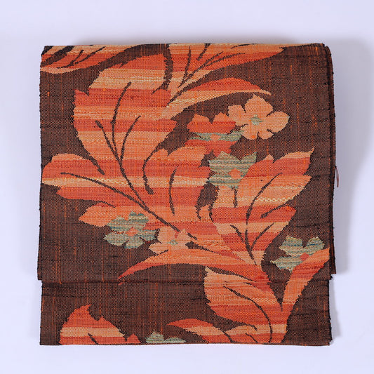 Vintage Japanese kimono sash belt (Nagoya-obi) 100% silk / 887