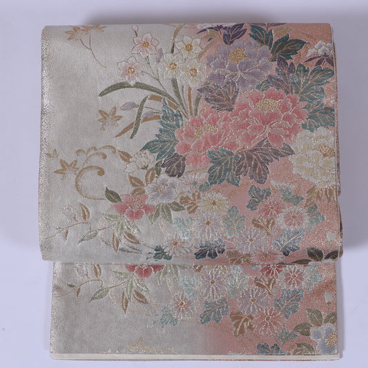 Japanese kimono sash belt (HUkuro-obi) 100% silk / 889