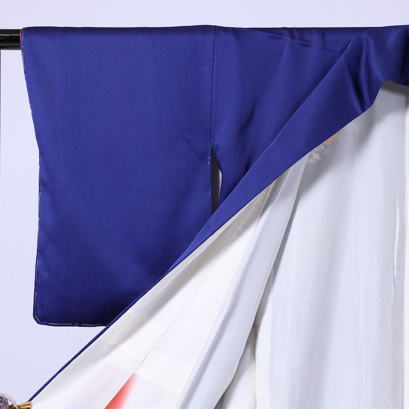 Japanese kimono (Tsukesage) M-size 100% silk / 898
