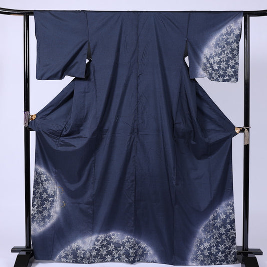 Japanese kimono (Tsukesage) L-size 100% silk / 902