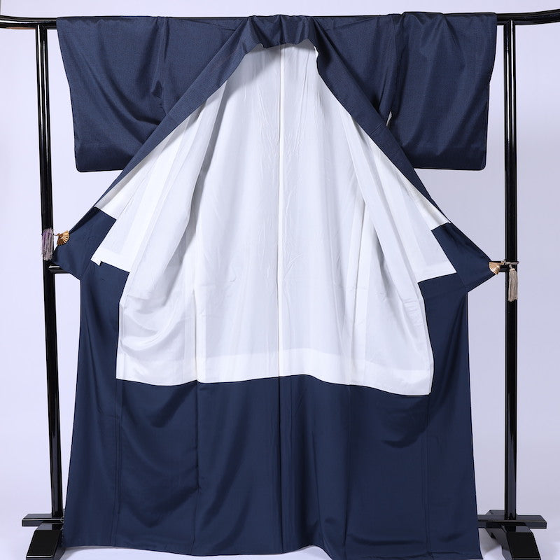Japanese kimono (Tsukesage) L-size 100% silk / 902