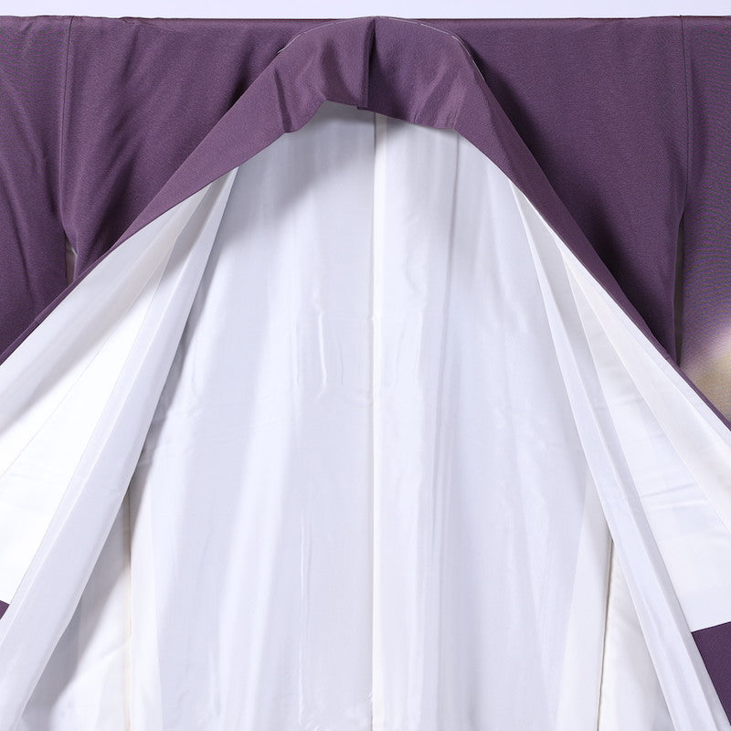 Japanese kimono (Tsukesage) L-size 100% silk / 904