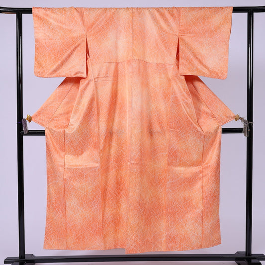 Japanese kimono (Komon) M-size washable polyester / 912