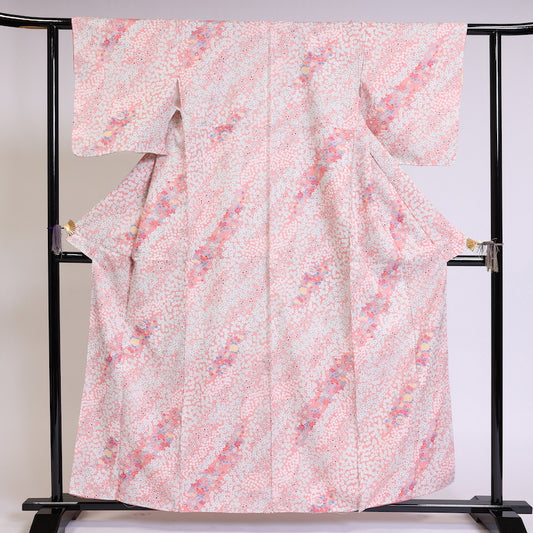 Japanese kimono (Komon) M-size washable polyester / 927