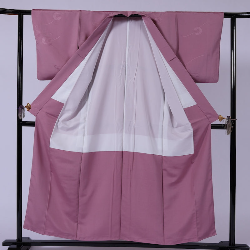 Japanese kimono (Iromuji) M-size washable polyester / 933