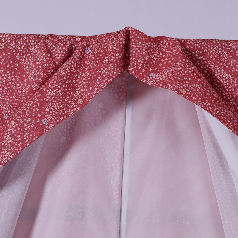 Japanese kimono (Komon) L-size washable polyester / 937