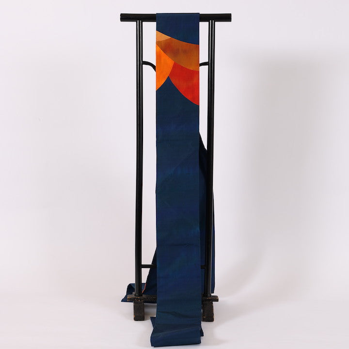 Vintage Japanese kimono sash belt (Nagoya-obi) 100% silk / 365