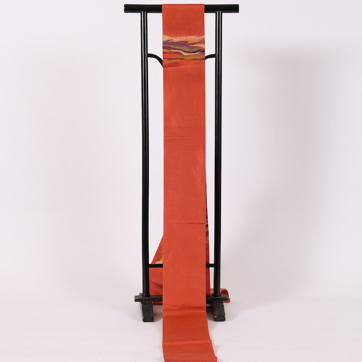 Japanese kimono sash belt (Nagoya-obi) 100% silk / 366