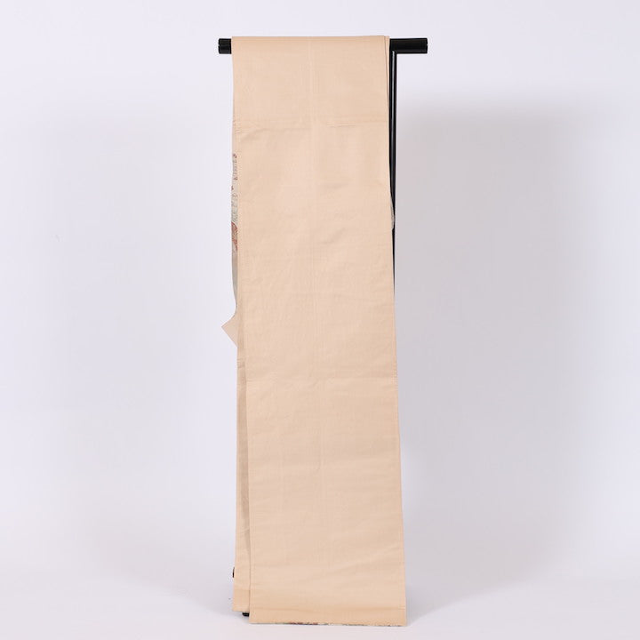 Vintage Japanese kimono sash belt (Hukuro-obi) 100% silk / 372