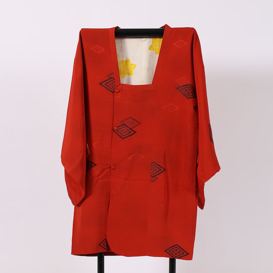 Japanese kimono coat (Michiyuki-coat) S-size 100% silk / 374