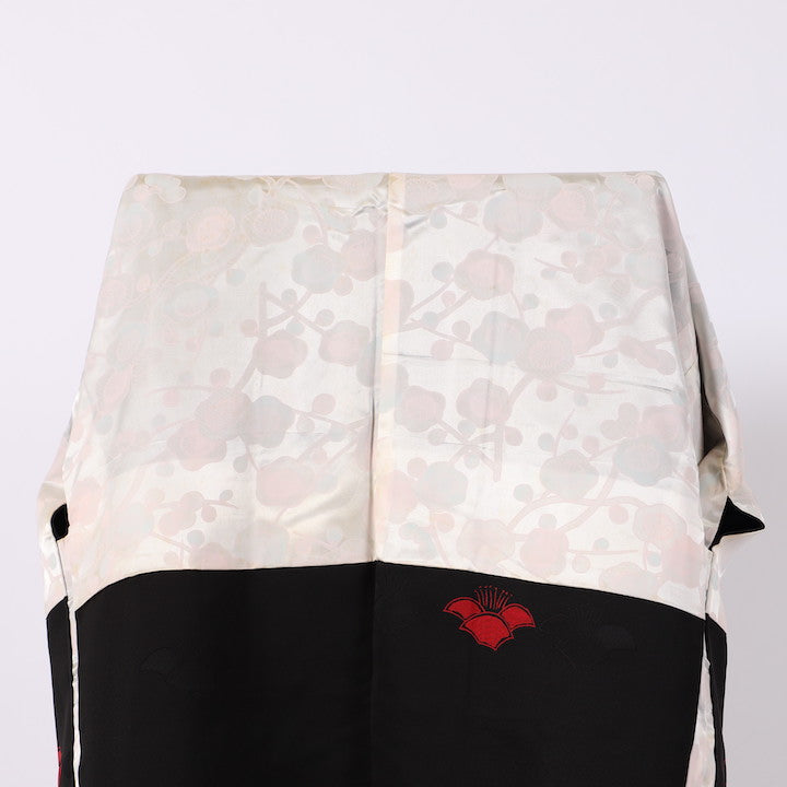 Vintage Japanese kimono Jacket (Haori) S-size 100% silk / 376