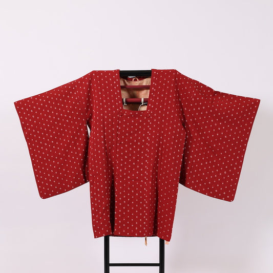 Vinatage Japanese kimono coat (Michiyuki-coat) S-size 100% silk / 377