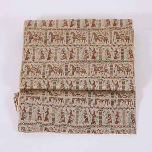 Vintage Japanese kimono sash belt (obi) 100% silk / 378