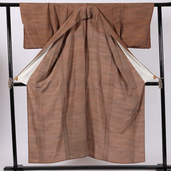 Japanese kimono (Komon) M-size 100% silk / 386