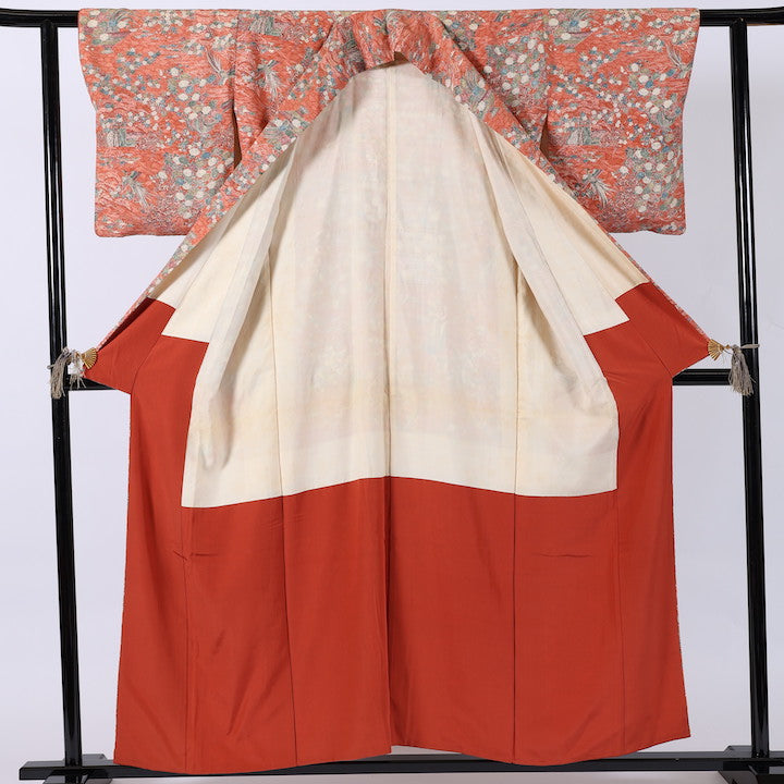 Vintage Japanese kimono (Komon) M-size 100% silk / 389