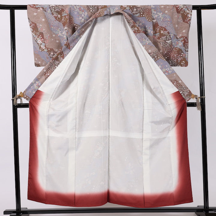 Japanese kimono (Komon) washable polyester /394