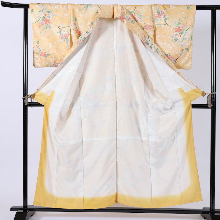 Japanese kimono (Komon) washable polyester /395