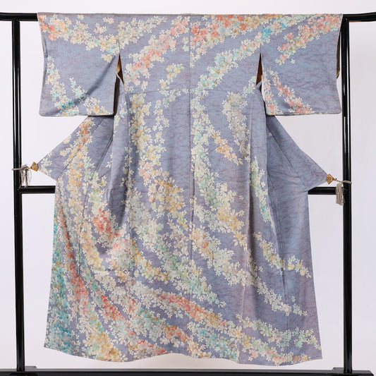 Japanese kimono (Komon) S-size 100% silk / 399