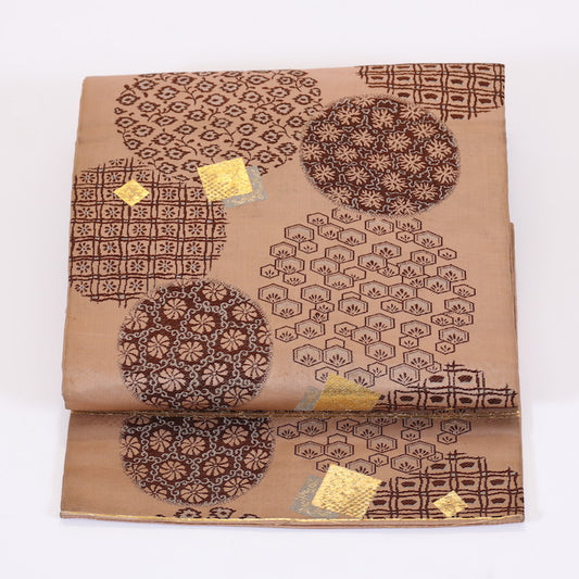 Japanese kimono sash belt (Nagoya-obi) 100% silk / 433