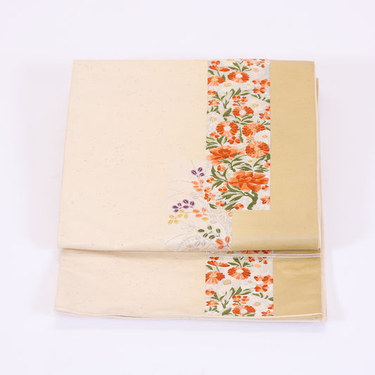 Japanese kimono sash belt (Hukuro-obi) 100% silk / 434