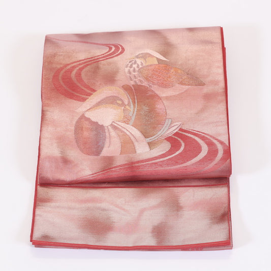 Japanese kimono sash belt (Hukuro-obi) 100% silk / 439