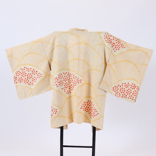 Japanese kimono Jacket (Haori) M-size 100% silk / 455