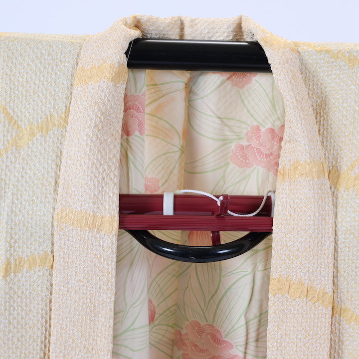 Japanese kimono Jacket (Haori) M-size 100% silk / 455