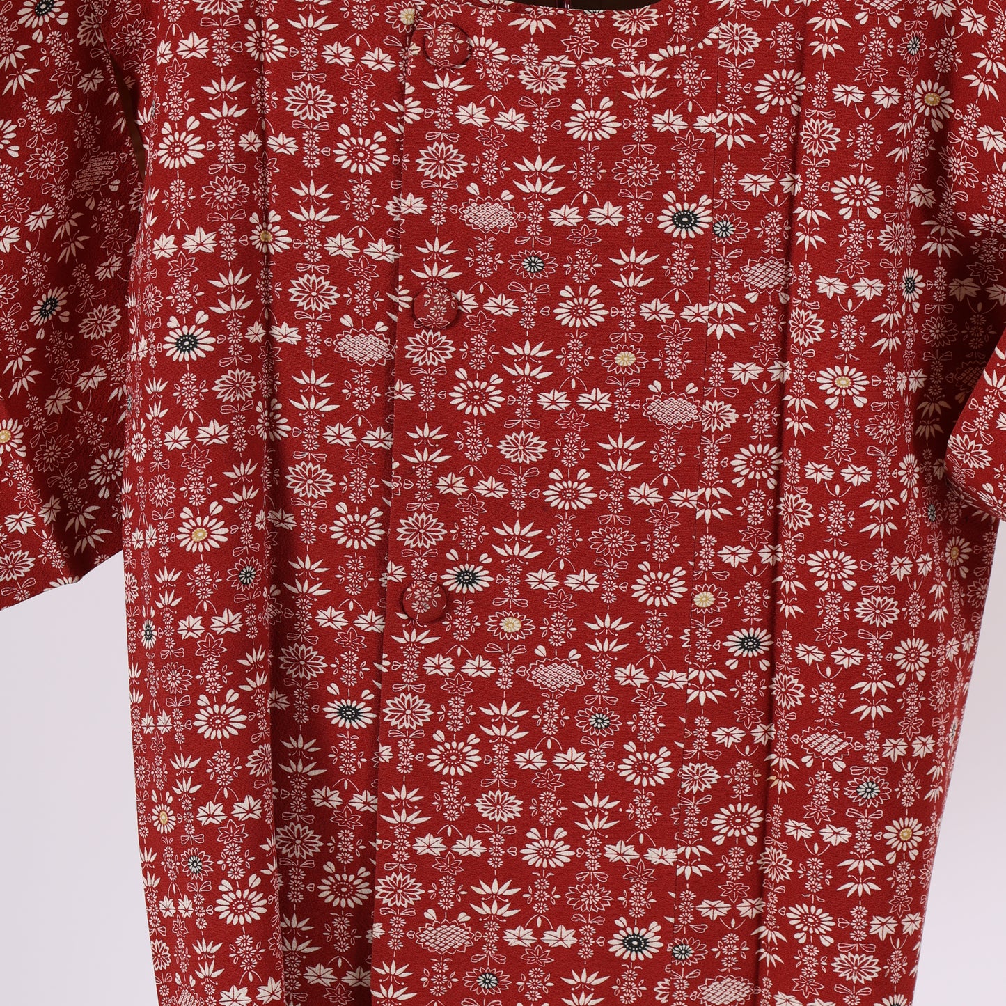 Japanese kimono Coat (Michiyuki-coat) M-size 100% silk / 458