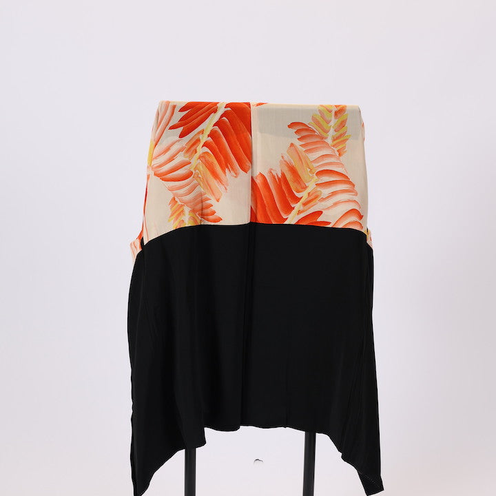 Vintage Japanese kimono Jacket (Haori) S-size 100% silk / 463