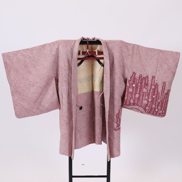 Japanese kimono Jacket (Haori) S-size 100% silk / 465