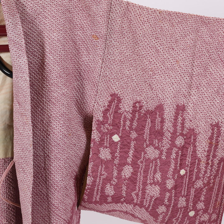 Japanese kimono Jacket (Haori) S-size 100% silk / 465