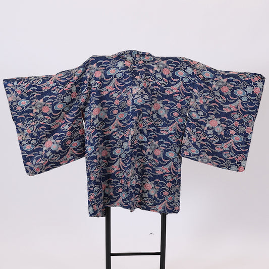 Japanese kimono Jacket (Haori)S -size 100% silk / 466