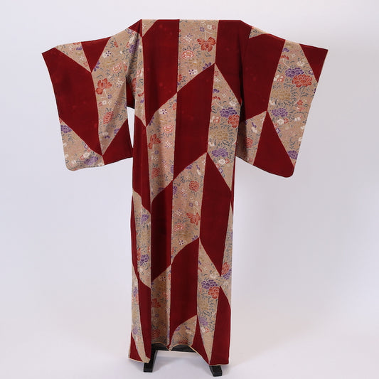 Antique Japanese kimono (Komon) S-size 100% silk / 468