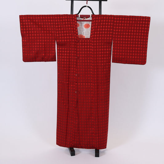 Japanese kimono raincoat M-size 100% silk / 470