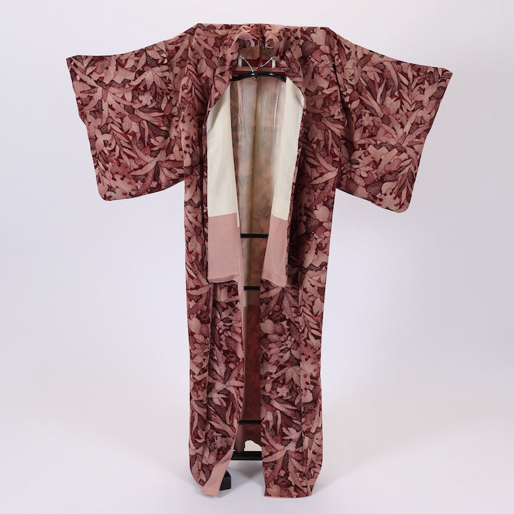 Antique Japanese kimono (Komon) S-size 100% silk / 472