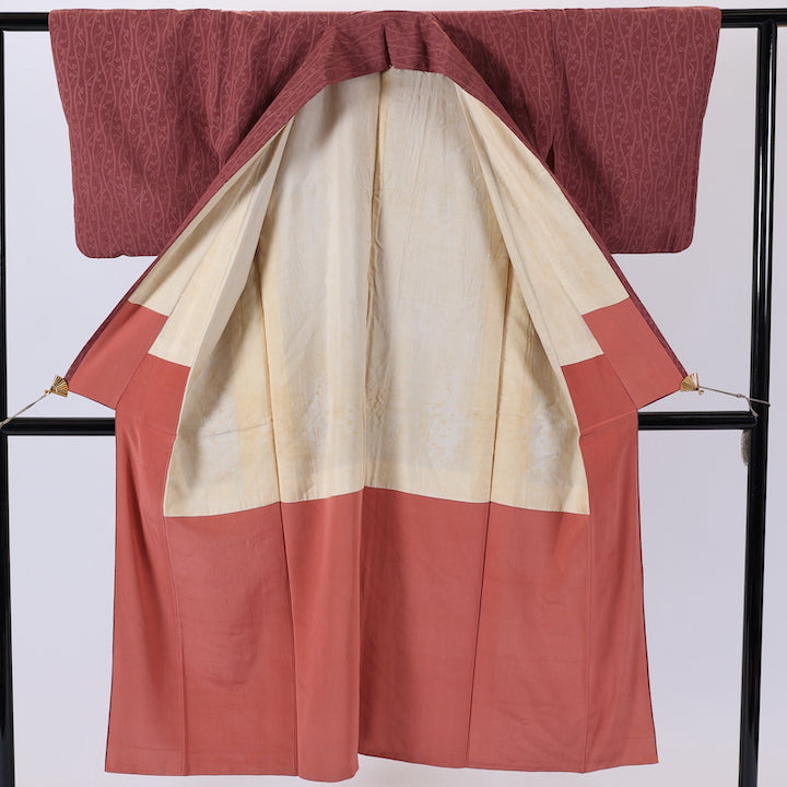 Japanese kimono (Komon) S-size 100% silk / 495