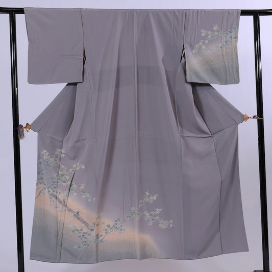 Japanese kimono (Tsukesage) M-size 100% silk / 983