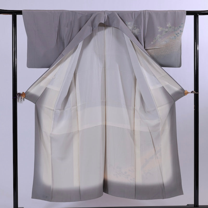 Japanese kimono (Tsukesage) M-size 100% silk / 983
