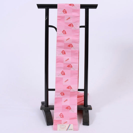 Japanese kimono sash belt (Hanhaba-obi) / 986