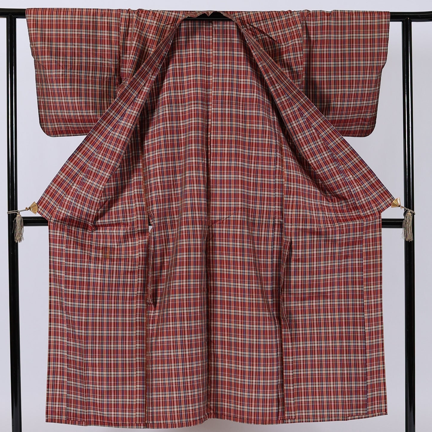 Japanese kimono (Komon) M-size 100%silk / 84