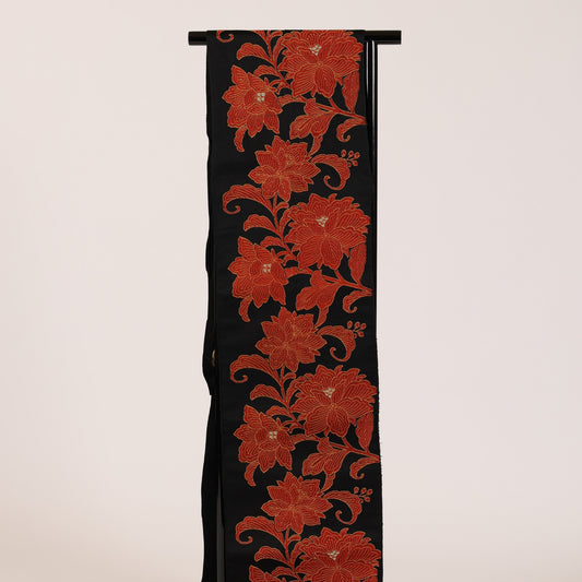 Japanese kimono sash belt (Nagoya-obi) 100%silk / 143