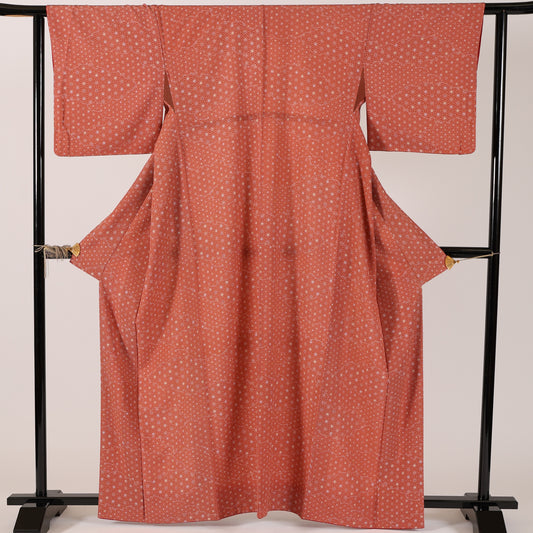 Japanese kimono (Komon) washable polyester / 114