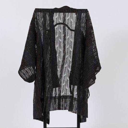 Japanese kimono coat(Dotyugi) M-size polyester / 293