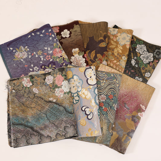 Obi Fabric cut-off piece 9-piece set / 152