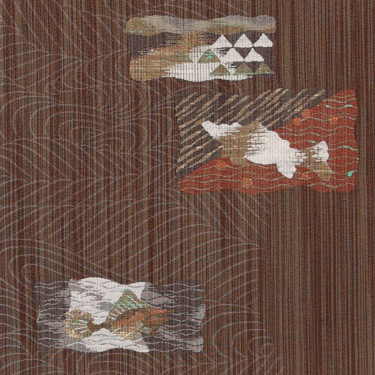 Japanese kimono sash belt (Hukuro-obi) 100% silk / 282